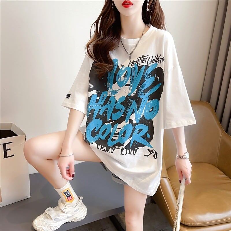 個性的なデザイン   一目惚れ Tシャツ カットソー＜F-3400＞