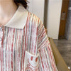 絶対流行 プリント カジュアル ゆったりトップス 半袖Tシャツ 全2色＜F-8314＞
