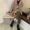 エレガント 一目惚れ 無地 切り替え 長袖 ジャケット ブルゾン アウター＜isf-2805＞