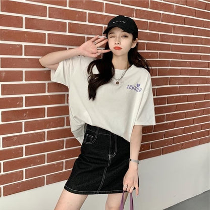 オシャレ度満点   一目惚れ Tシャツ カットソー＜F-3560＞