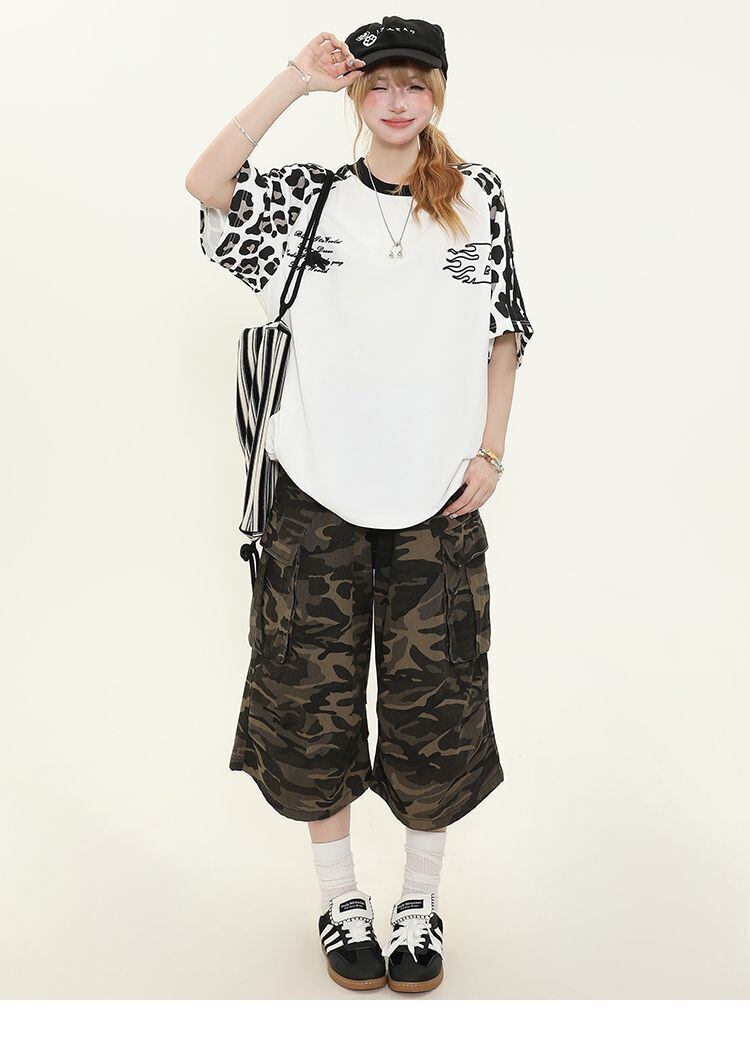 着回し力抜群 絶対流行 売れ筋 早い者勝ち カジュアル男女兼用 2色選択 Tシャツ<F-11255>