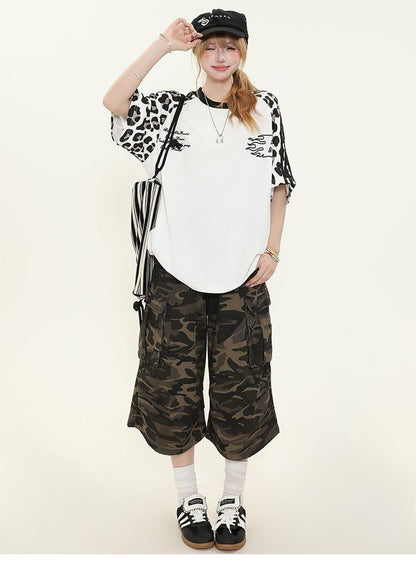 着回し力抜群 絶対流行 売れ筋 早い者勝ち カジュアル男女兼用 2色選択 Tシャツ<F-11255>