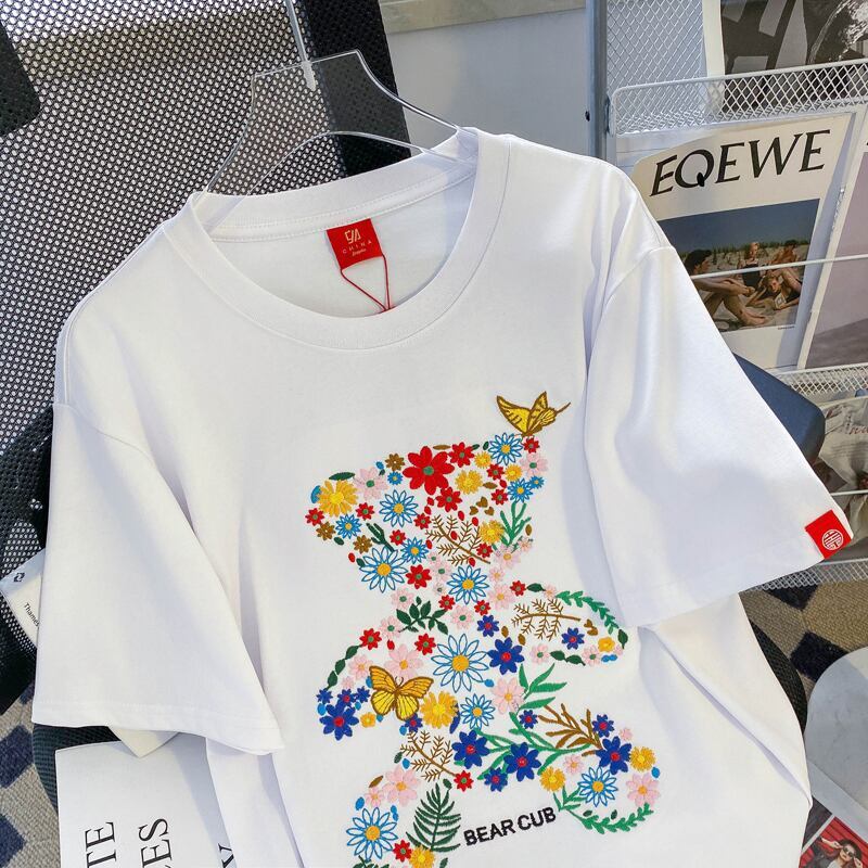 上質 絶対流行 早い者勝ち 早い者勝ち カジュアル 男女兼用 2色選択 Tシャツ<F-11131>