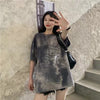 期間限定 個性派 超人気 絞り染め ゆったり 3種選択可 半袖 Tシャツ＜F-8773＞