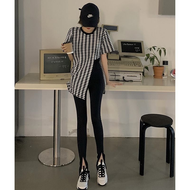 話題沸騰中 存在感抜群 上質 トレンドアイテム 個性派 着心地良い 半袖 Tシャツ <F-9287>