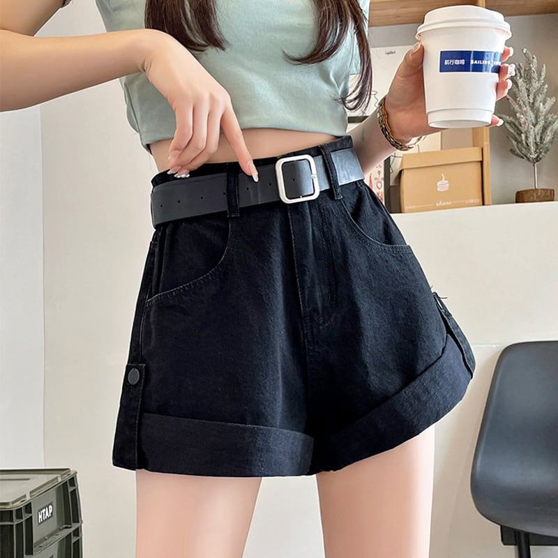レトロ   美腿効果抜群 パンツ ボトムス＜F-3398＞