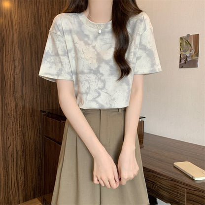 着回し力抜群 ホットダイヤモンド 定番シンプル 全2色 半袖Tシャツ カットソー ＜F-8591＞