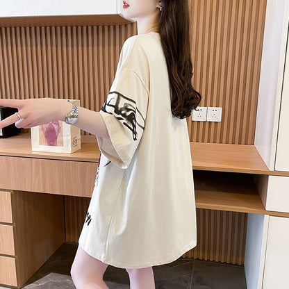 キュート 絶対流行 売れ筋 早い者勝ち カジュアル Tシャツ<F-11446>