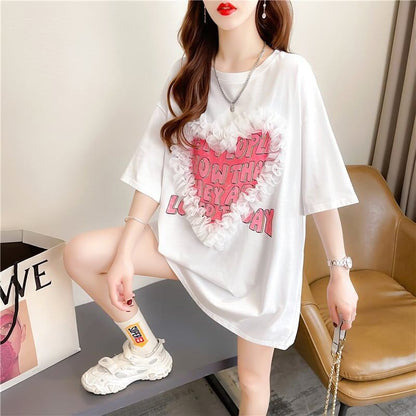個性的なデザイン   今季大好評 Tシャツ カットソー＜F-3410＞