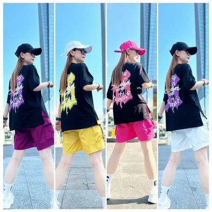おすすめ ファッション 今季マストバイ 半袖Ｔシャツⅹパンツセット全4色<F-8568>