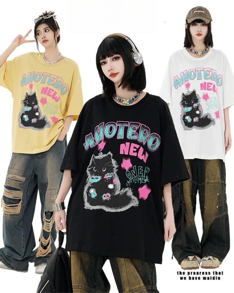 絶対欲しい 好感度UP 海外トレンド カジュアル 全3色 半袖 Tシャツ ＜F-11101＞