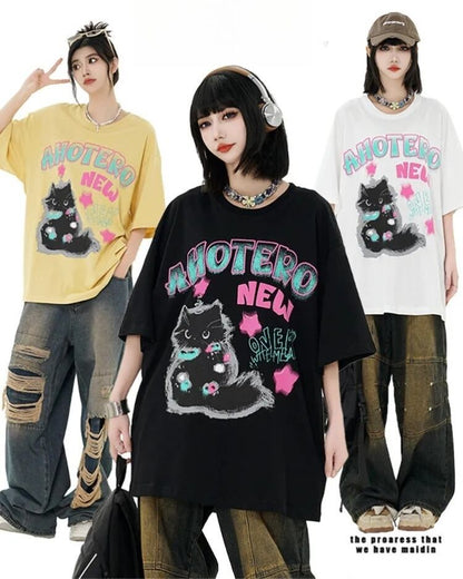 絶対欲しい 好感度UP 海外トレンド カジュアル 全3色 半袖 Tシャツ ＜F-11101＞
