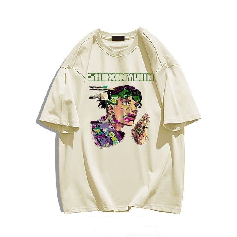 着回し力抜群 カジュアル 定番シンプル プリント全6色 半袖TシャツF-7029