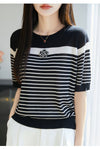 定番シンプル 売り切れ必至 着回し力抜群 全2色 Tシャツ <F-11938>