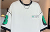 早い者勝ち カジュアル ファッション 切り替え 全3色 半袖ＴシャツⅹパンツセットF-8950