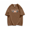 ポップなプリントが夏に映えるプリントTシャツ 半袖 全8色 Tシャツ F-9252