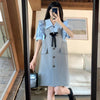 超人気 上質 大人可愛い 切り替え レイヤード風 ワンピースF-8910