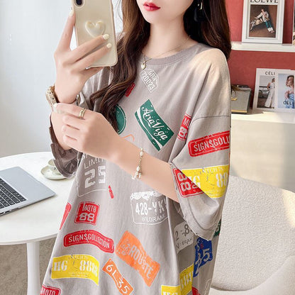 今季マストバイ 早い者勝ち 絶対流行 カジュアル 2色選択 Tシャツ<F-11563>
