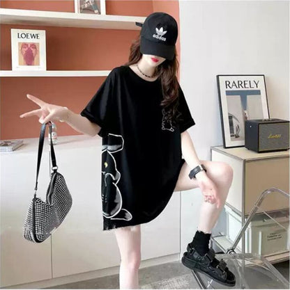 新商品 レース スウィートプリント 全2色 半袖Tシャツ ＜F-8715＞