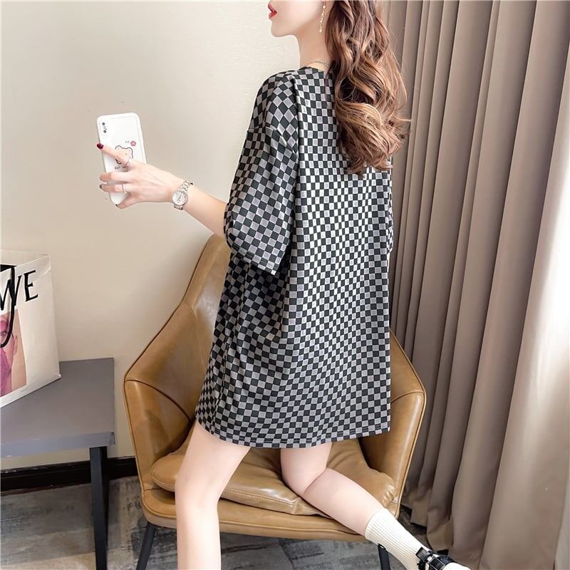 ゆったり感アップ   オシャレ度満点 Tシャツ カットソー＜F-3387＞