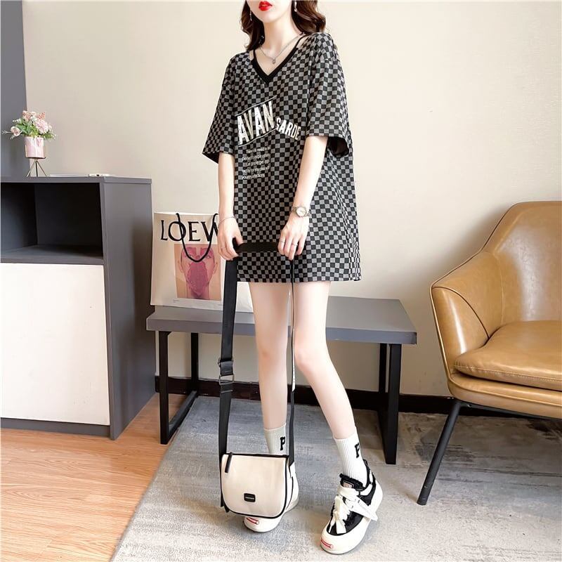ゆったり感アップ   オシャレ度満点 Tシャツ カットソー＜F-3387＞
