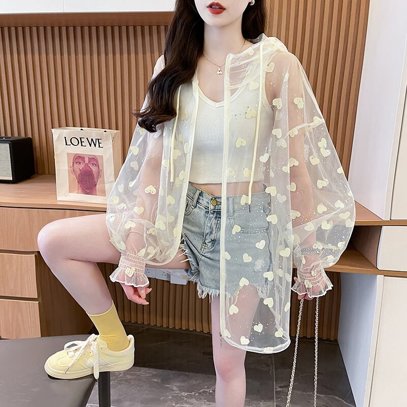 女子マスト 売れ切れ必至 着?せ シンプル 透け感 シャツ ＜F-11921＞