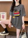 絶対流行 シンプル おすすめ カジュアル 半袖Ｔシャツ 全2色<F-11667>