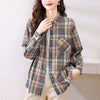 超人気 オシャレ 都市ファッショ デザイン チェック柄 切り替え Tシャツ ＜F-9514＞
