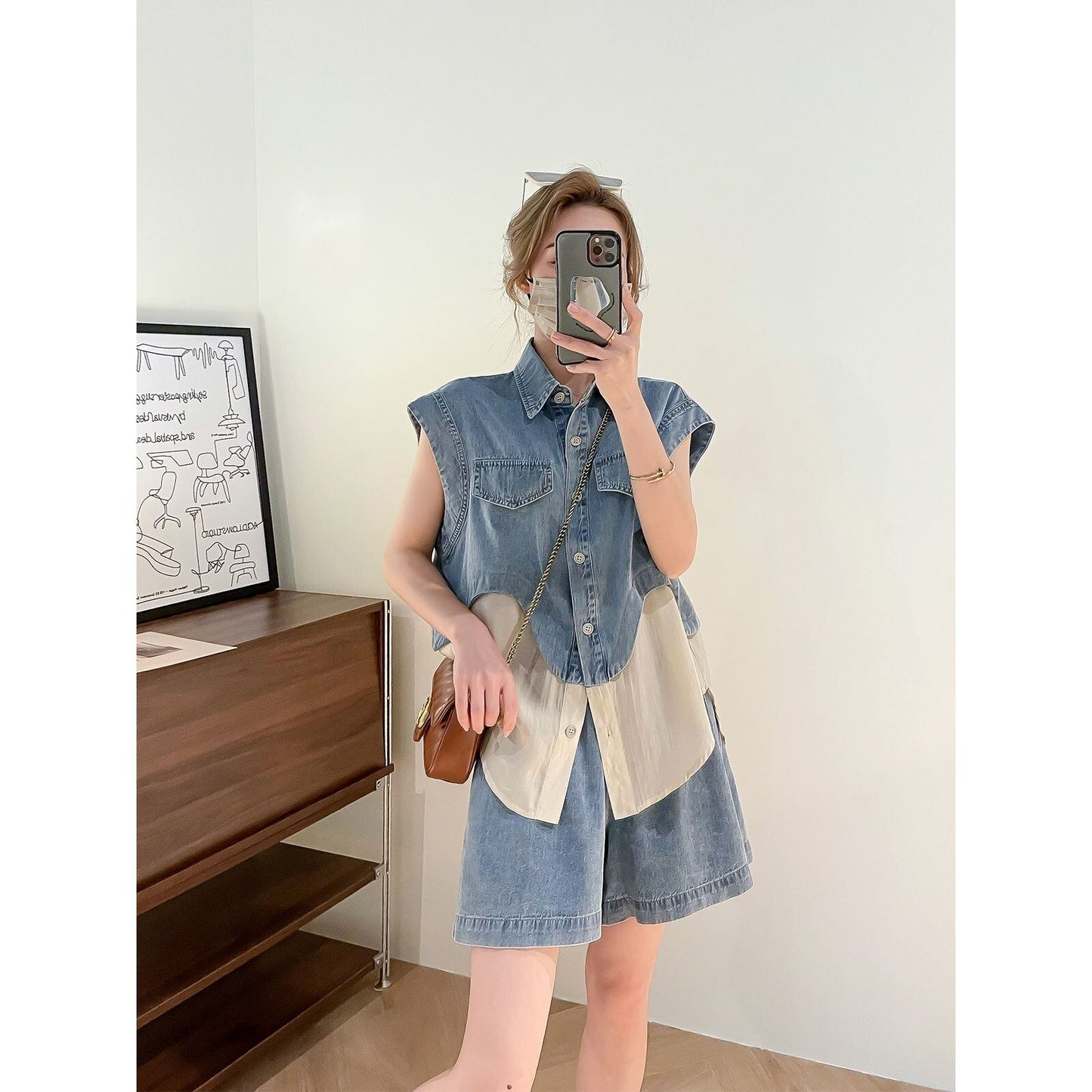 今季マストバイ 上品 ファッション 半袖Ｔシャツⅹパンツセット <F-6575>