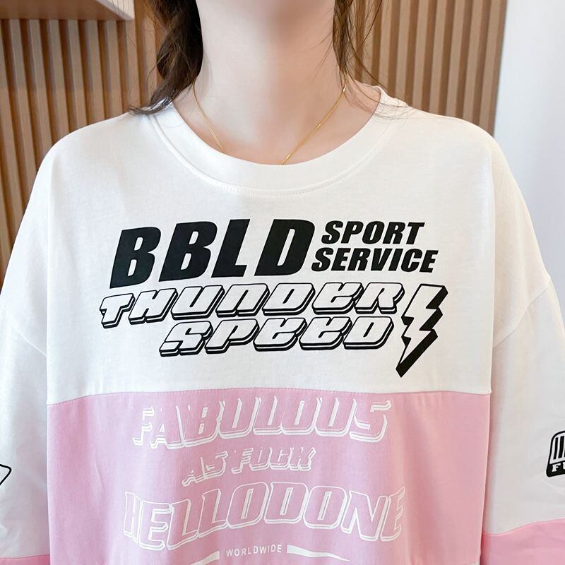 おすすめ 早い者勝ち 絶対流行 カジュアル 2色選択 Tシャツ<F-11582>