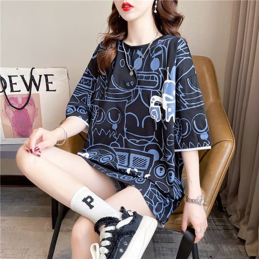 好感度満載   美感いっぱい Tシャツ カットソー＜F-3591＞