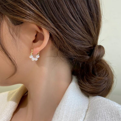レトロ 清純甘くて女子力UP 好感度満載 イアリング アクセサリー＜isf-2807＞
