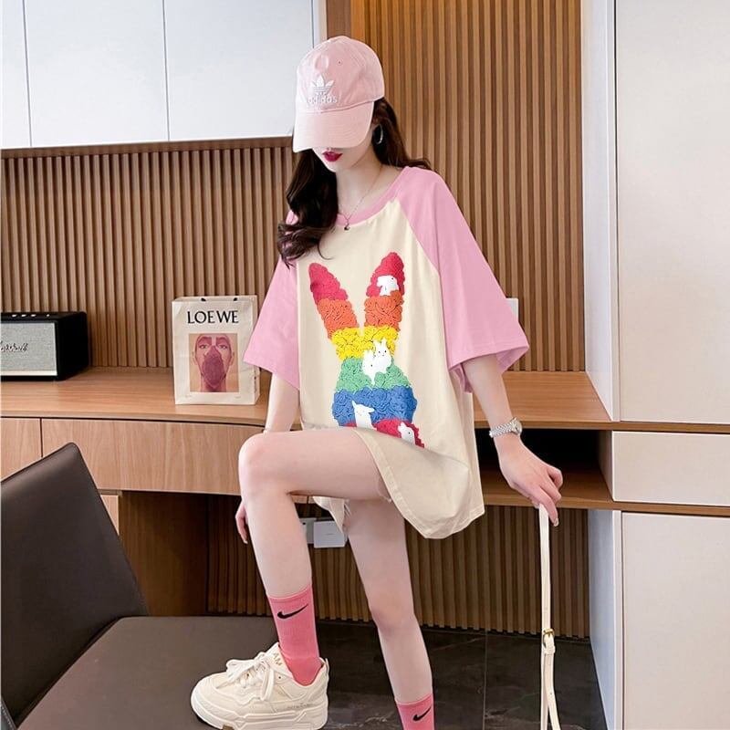 美人度アップ   可愛いウサギ 半袖＜F-2824＞