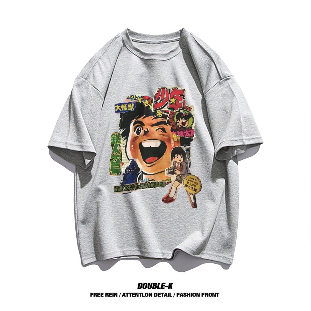 男女兼用 大人気 プリント ファッション 半袖 Tシャツ F-13276