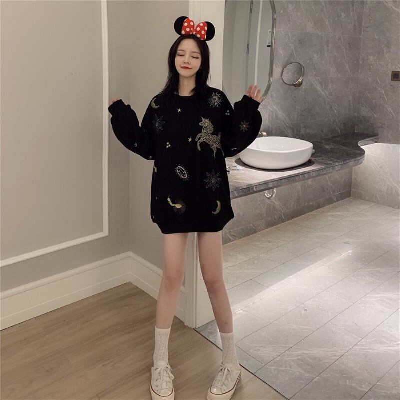 韓国系大人気スウェット   ＜F-1378＞