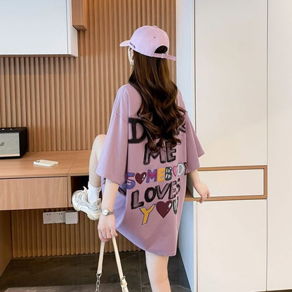新商品 ファッション 個性派 プリント全3色 半袖Tシャツ カットソー ＜F-8604＞