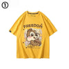 男女兼用 人気トレンド 快適 半袖 Tシャツ F-13287