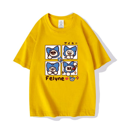 男女兼用 ファッション感満々 着心地良い 半袖 Tシャツ F-13247