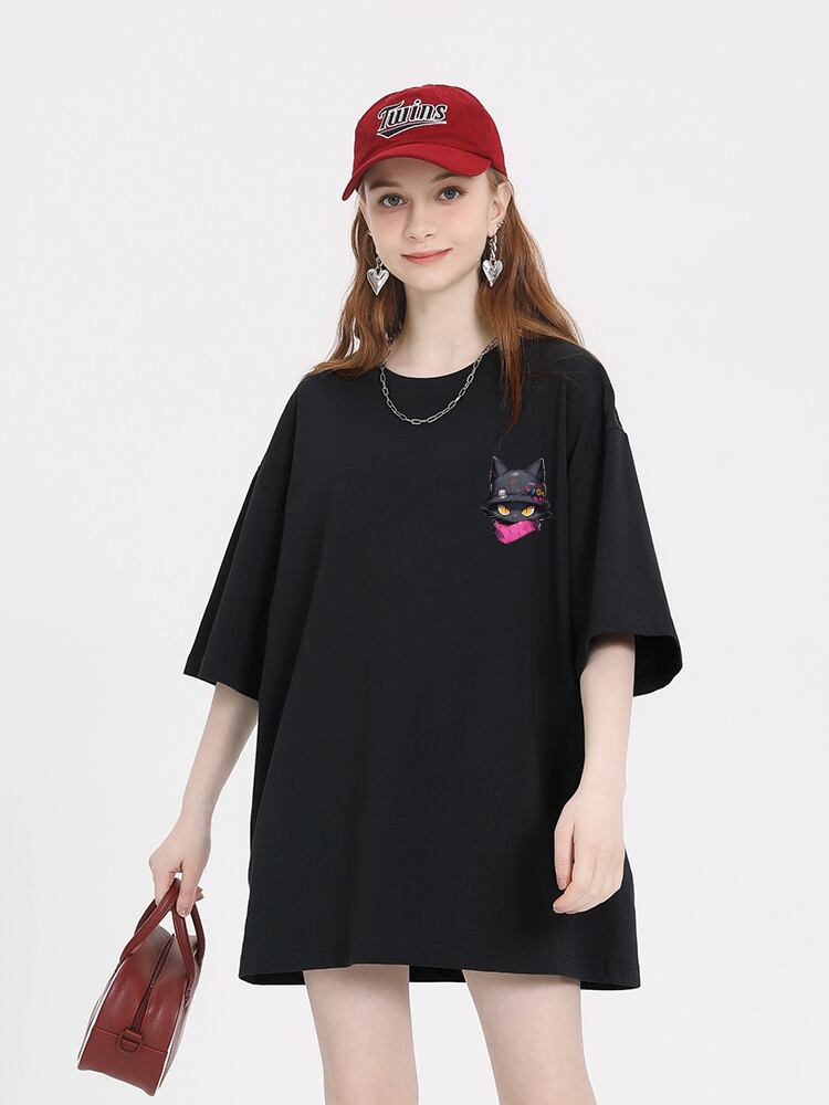 絶対欲しい 絶対流行 キュート 早い者勝ち カジュアル 2色選択 Tシャツ<F-11137>