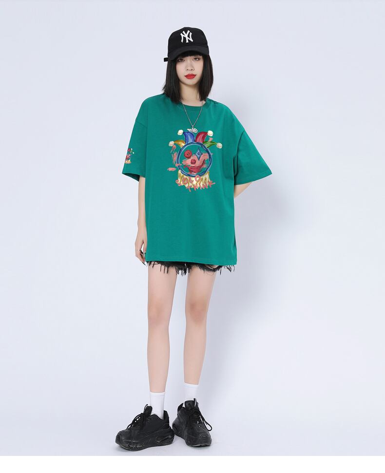 話題沸騰中   カジュアル 6色 半袖Tシャツ＜F-8164＞
