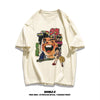 男女兼用 大人気 プリント ファッション 半袖 Tシャツ F-13276