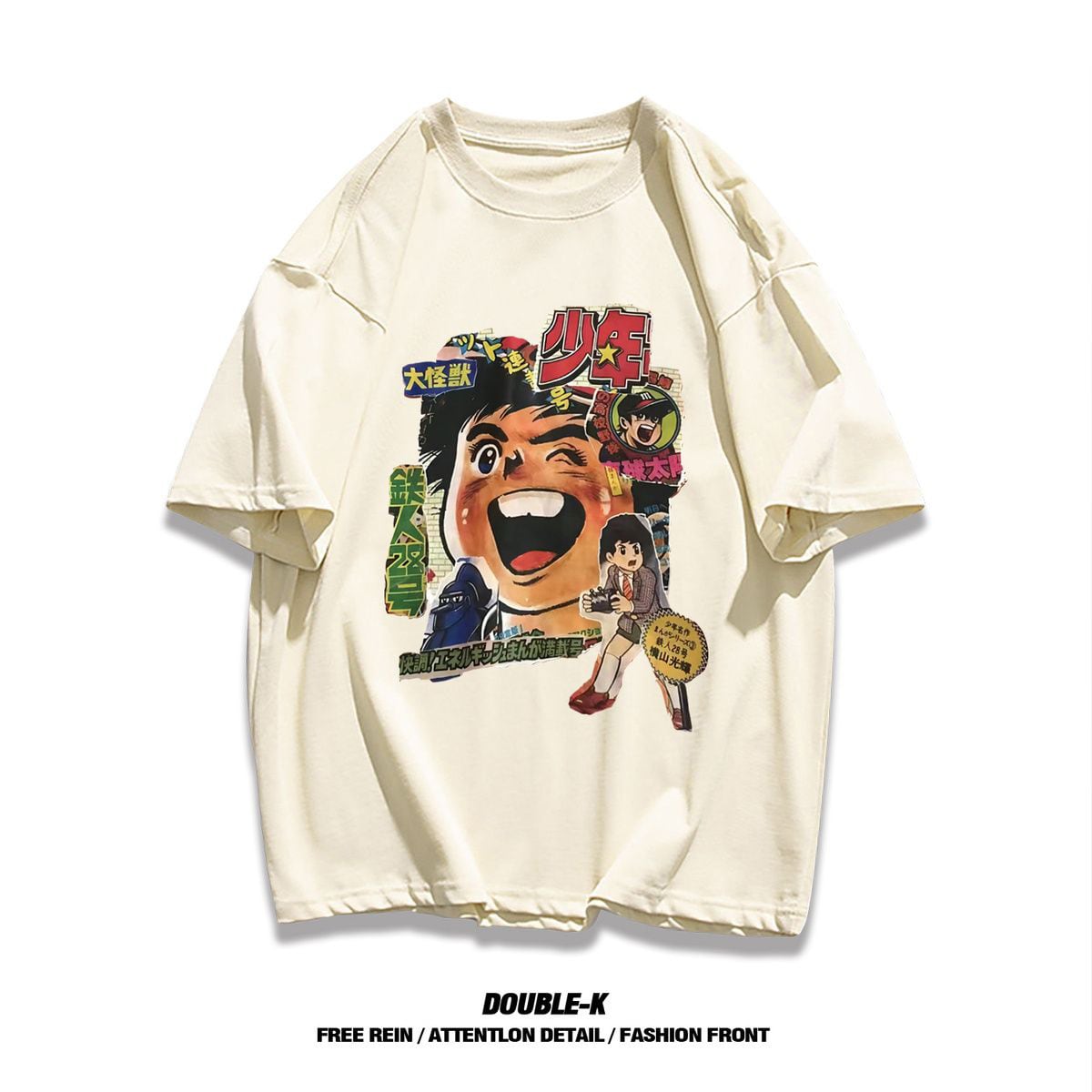男女兼用 大人気 プリント ファッション 半袖 Tシャツ F-13276