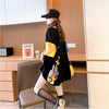 遊び心溢れるキュートなデザインのレディースゆったり半袖Tシャツ<F-2855>