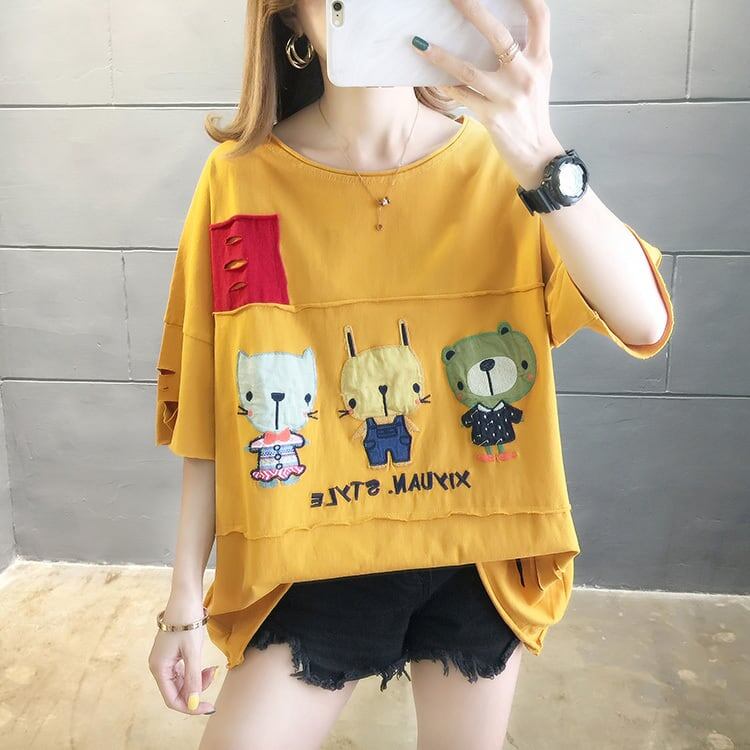 絶対欲しい   個性派 半袖Tシャツ 全3色 ＜F-4949＞