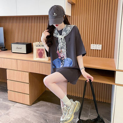 定番シンプル 好感度UP 海外トレンド カジュアル 全3色 半袖 Tシャツ ＜F-11445＞
