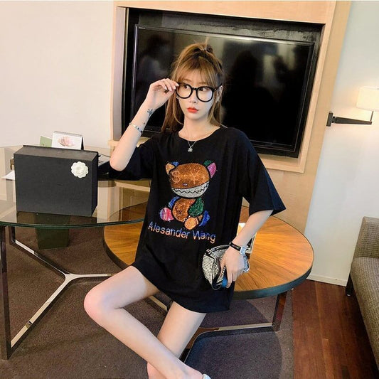 個性的なデザイン   一目惚れ Tシャツ カットソー＜F-3481＞