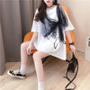 美人度アップ リボン スウィート プリント全2色 半袖TシャツF-8726