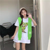 早い者勝ち 早い者勝ち 絶対流行 カジュアル 2色選択 Tシャツ+カウルネック<F-11153>