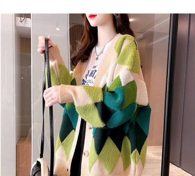 売り切れ必至   ダイヤ柄
