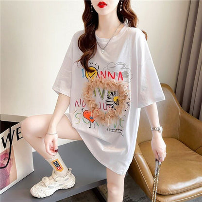 話題沸騰中 高級感溢れる オシャレ度満点 3色選択可 Tシャツ カットソー＜F-8293＞
